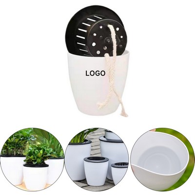 Self-water-Absorbing Flower Pot