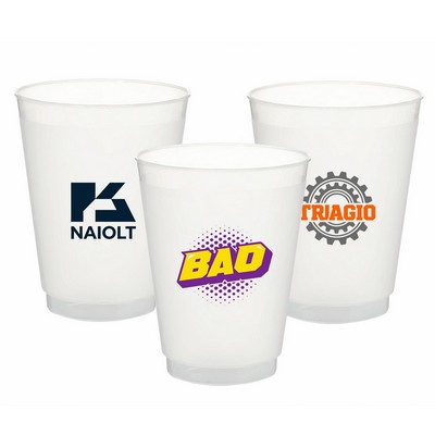Custom 10 oz Frosted Plastic Cup