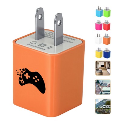 Dual USB Ports For Mobile Phone Charging Adapter