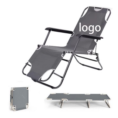 2-In-1 Folding Camping Chair & Bed