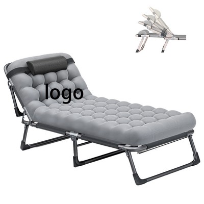 2-In-1 Folding Camping Chair & Bed