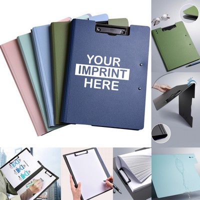 Double Clip Binder File Cover Clipboard Folder