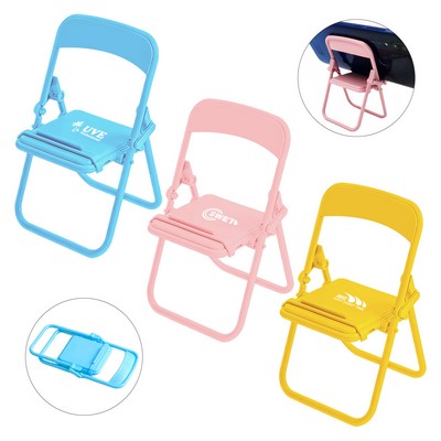Mini Folding Chair Cell Phone Stand