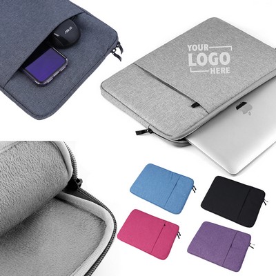 Custom 2 pockets Waterproof laptop sleeve