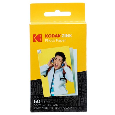 Kodak 2" x 3" Premium ZINK Photo Paper 50-Pack Compatible with Kodak PRINTOMATIC (NOT with Kodak ...