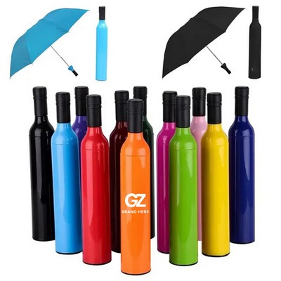 Portable Wine Bottle Umbrella
