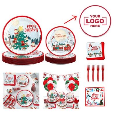 Personalized Paper Dinnerware Set