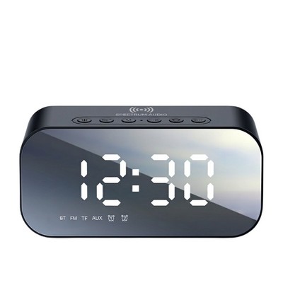 Wireless Bluetooth Speaker With Dual Alarm Clock