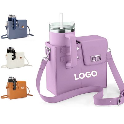 Tumbler Holder Crossbody Bag
