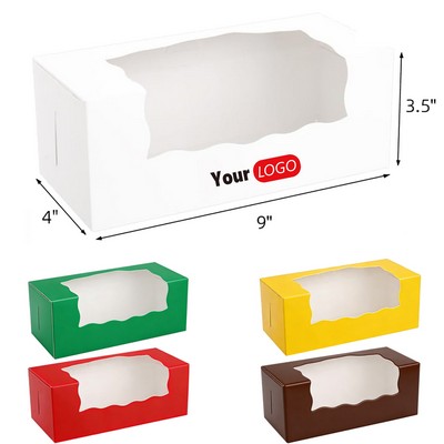 Windowed Roll Cake & Pastry Box