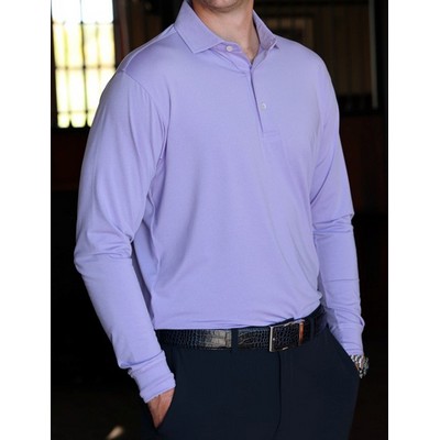 Donald Ross Bandon- Long Sleeve Melange Jersey