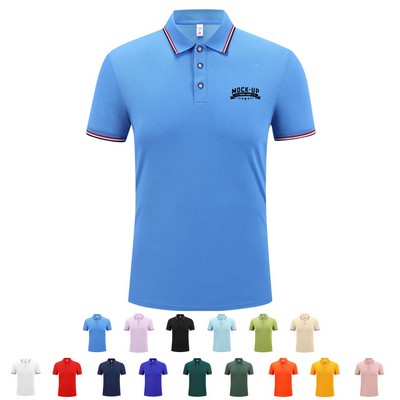 Women's Polo Shirt selection of 100% polyester 5.31 oz shirts / Full customization service available