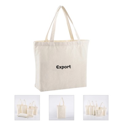 Natural Canvas Tote Bag