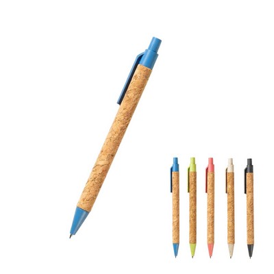 Cork Barrel Ballpoint Pen