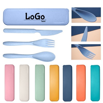 Wheat Straw Utensils Set