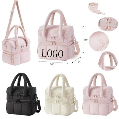 Durable Double-Layer Lunch Tote – Thermal and Leakproof