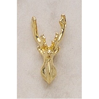 Elk Head Marken Design Cast Lapel Pin (Up to 1")