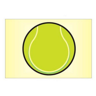 Tennis Ball Metal Rectangle Photo Magnet (2"x3")