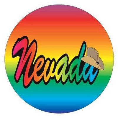 Nevada w/ Cowboy Hat Photo Hand Mirror (2½" Diameter)