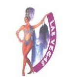 Vegas Showgirl in Purple Lapel Pin