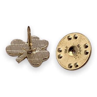 Stock Green Shamrock Lapel Pin