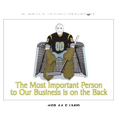 Hockey Goalie Rectangle Photo Hand Mirror (2½"x3½")