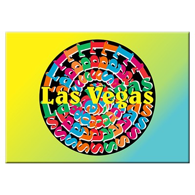 Las Vegas (Step/Repeat) Chip Photo Hand Mirror (2½"x3½")
