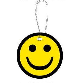 Smiley Face Zipper Pull
