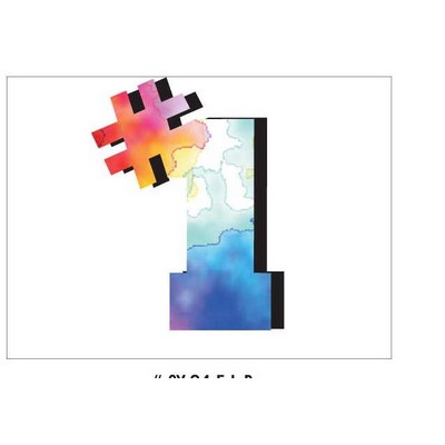 #1 Rectangle Badge w/ Bar Pin (2.5"x3.5")