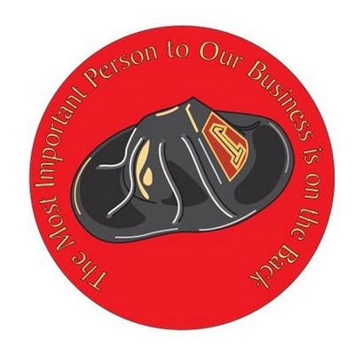 Fireman Hat Circular Photo Hand Mirror (2½" Diameter)