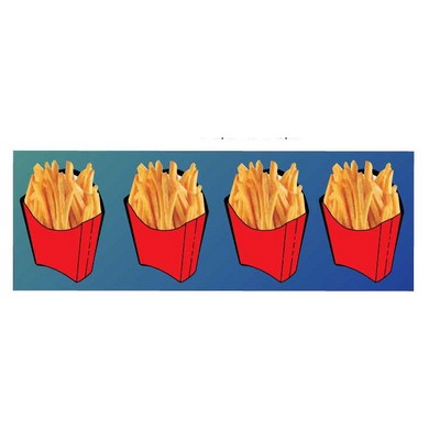 French Fries Panoramic Metal Photo Magnet