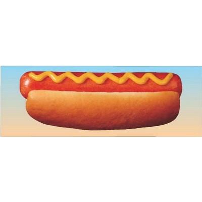 Hotdog Panoramic Metal Photo Magnet