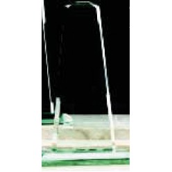 Jade Glass Obelisk Award (4"x9")