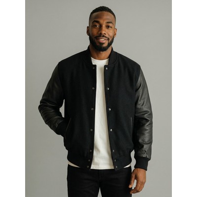 Wool & Leather Varsity Jacket