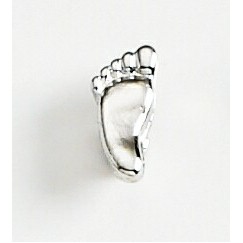 Left Foot Marken Design Cast Lapel Pin (3/8")
