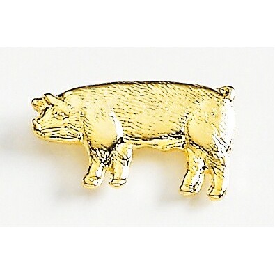 Pig Marken Design Cast Lapel Pin (Up to 7/8")