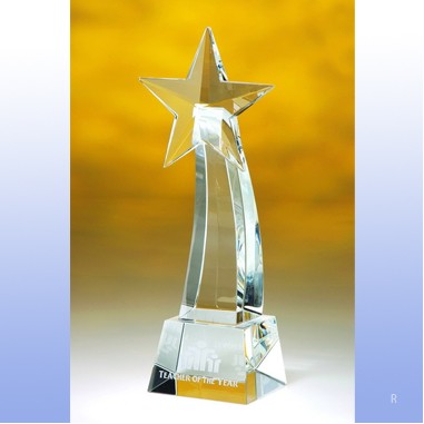 Rising Star Crystal Award - Medium