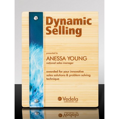 ECO ASCENT: EcoEdge Bamboo Panel Wall Award w/Acrylic Panel