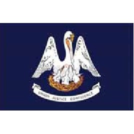 Louisiana State Flags (5'x8')