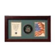 Navy Dual Picture Frame (8"x16")
