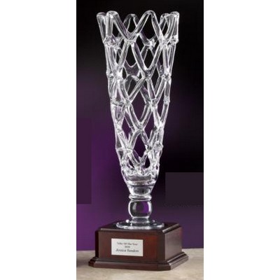 19.5" Articulate Jumbo Crystal Vase