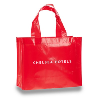 Laminated Shopping Tote Bag - 15 3/4"x12 1/2"x6 1/4"