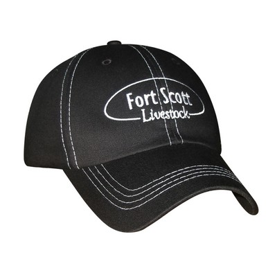 Classic Cap w/Contrast Stitch Visor