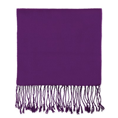 CLOSEOUT - Purple Bamboo Muffler Scarf