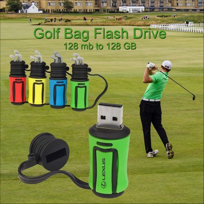 Golf Bag Flash Drive - 512 MB Memory