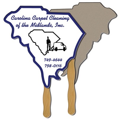 South Carolina State Recycled Hand Fan