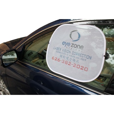 Car Sun Shade 17"X14" Mesh (Includes Suction Cups)