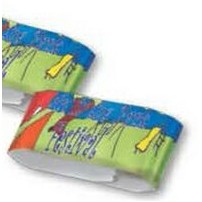 Multicolor Armband w/Hook and Loop Fastener