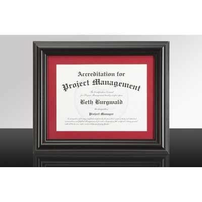 ACHIEVE: Plastic Black Framed Certificate Wall Frame