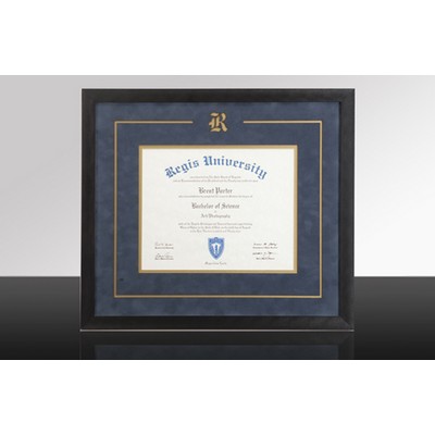 ACHIEVE: Black Metal Framed Certificate Wall Frame